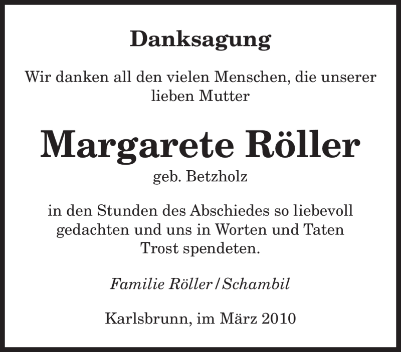 Traueranzeigen Von Margarete R Ller Saarbruecker Zeitung Trauer De