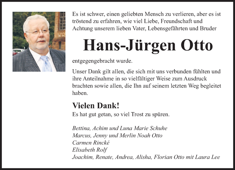  Traueranzeige für Hans-Jürgen Otto vom 24.11.2012 aus saarbruecker_zeitung