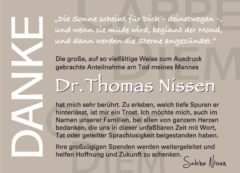  Traueranzeige für Thomas Nissen vom 08.06.2013 aus saarbruecker_zeitung