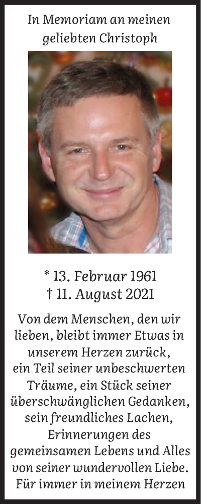 Traueranzeige von Christoph Kuhn von saarbruecker_zeitung