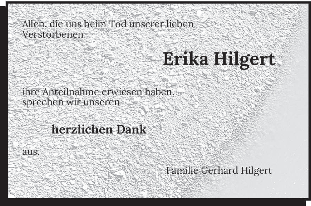  Traueranzeige für Erika Hilgert vom 02.03.2024 aus saarbruecker_zeitung
