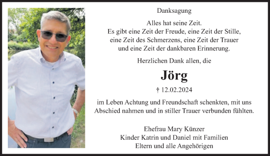 Traueranzeige von Jörg Erbes von saarbruecker_zeitung