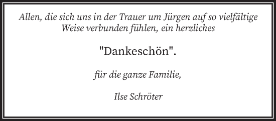 Traueranzeige von Jürgen Schröter von saarbruecker_zeitung